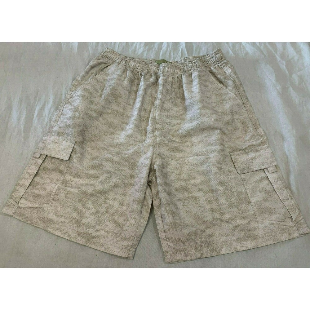 RUSTIC RIDGE MENS SWIM CARGO UNLINED SHORTS SIZE L